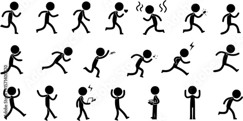 Stickman icons
