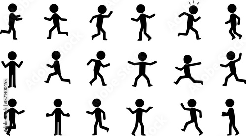 Stickman icons