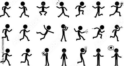 Stickman icons