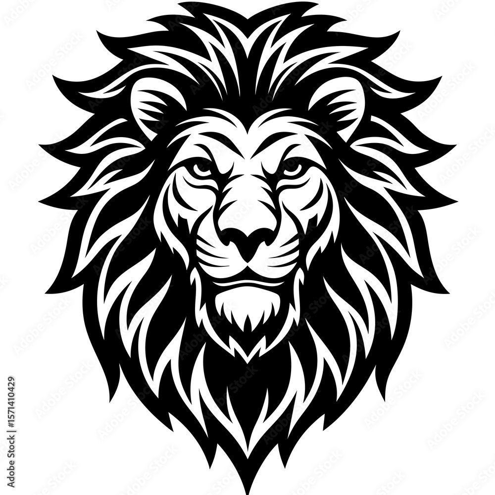 Obraz premium lion head mascot