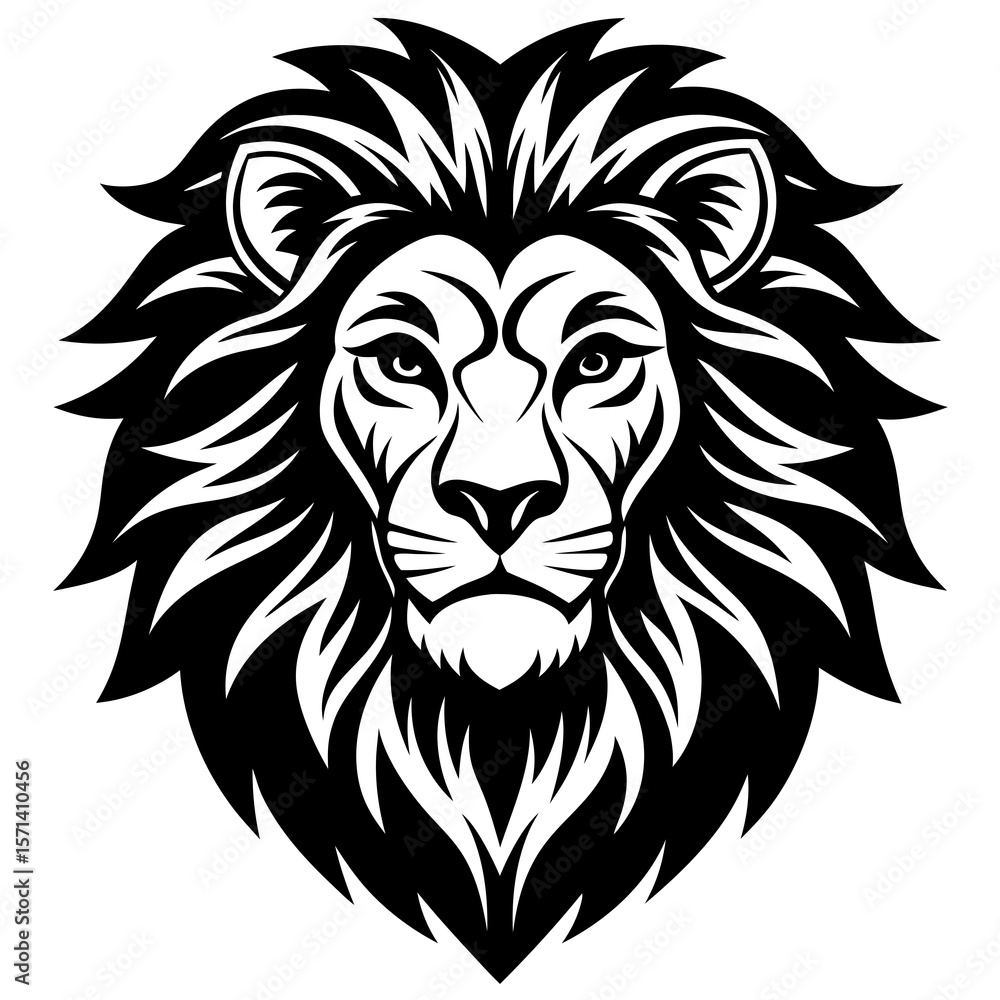 Obraz premium lion head mascot