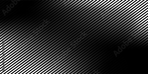 Slant line halftone gradation texture. Fading diagonal stripe gradient background. Black oblique pattern backdrop. Vanishing thin parallel line wallpaper for overlay
