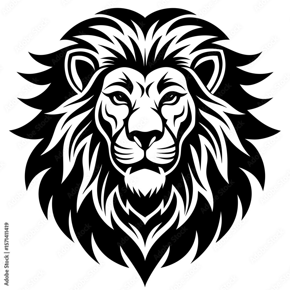 Obraz premium lion head mascot