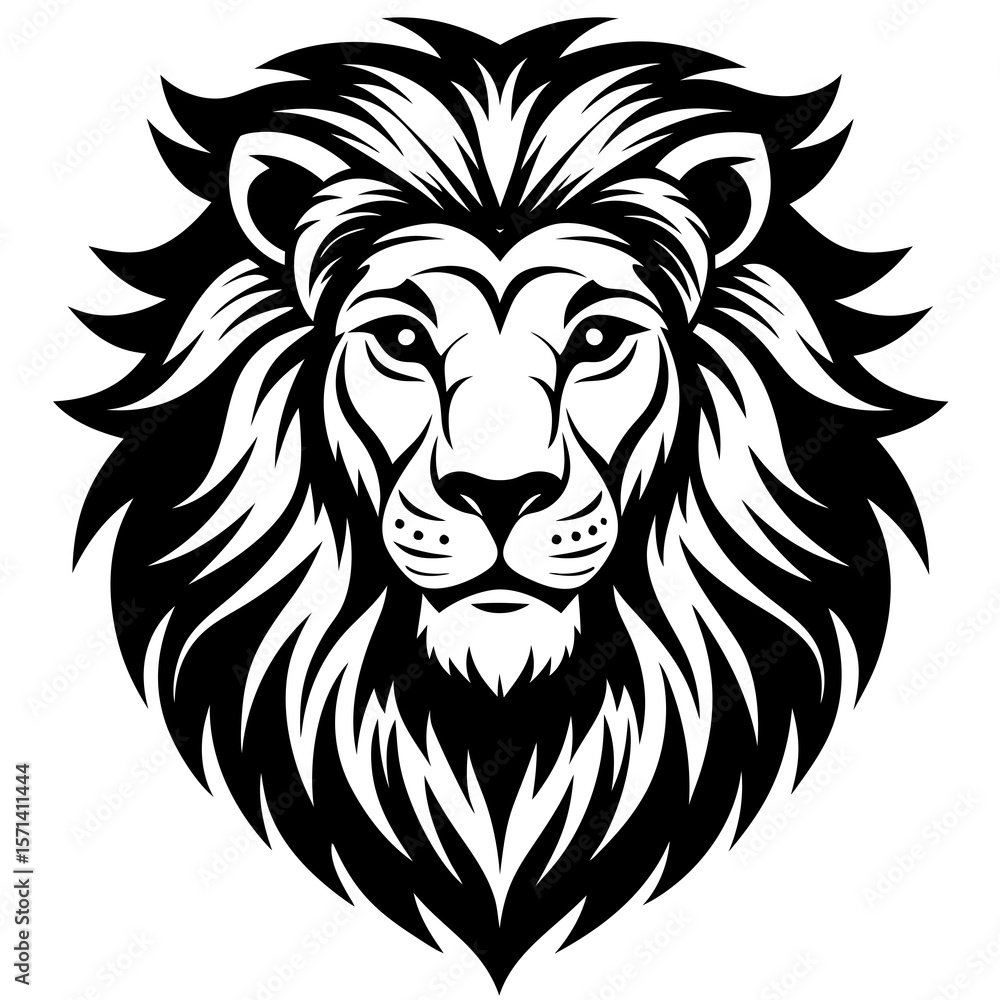 Obraz premium lion head mascot