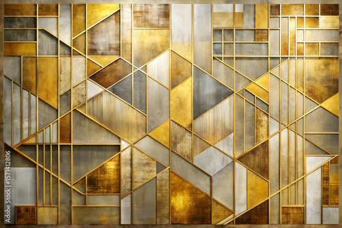 abstract background with metal grid