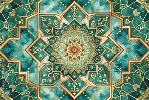 abstract seamless pattern with flowers