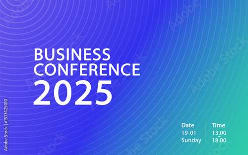 Business conference events, featuring various color schemes and layouts. ideal for event planners. modern vector , illustration and flat design.