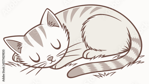 vector-drawing-of-a-sleeping-cat--no-scenery.svg