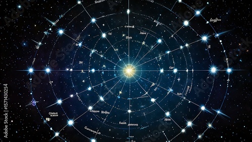 Wallpaper Mural Constellations forming a protective shield of cosmic energy. Torontodigital.ca