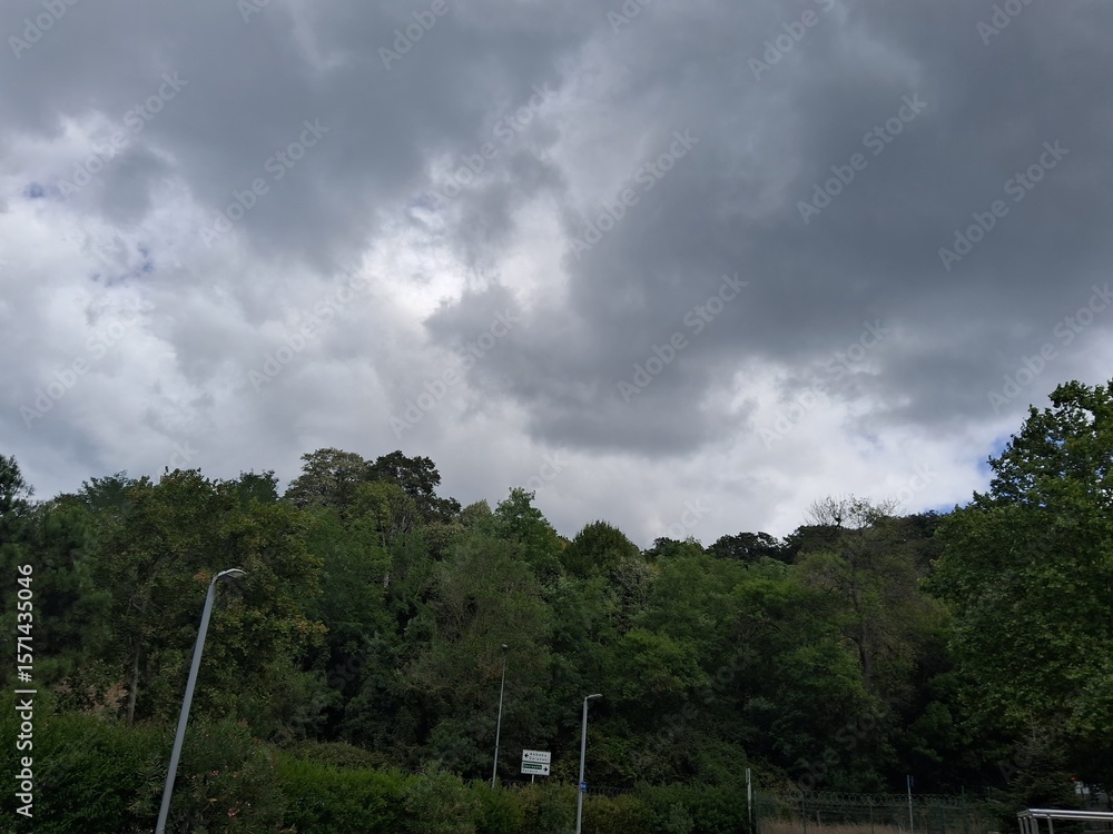Fototapeta premium time lapse clouds
