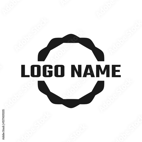 generic circle logo design, editable icon, generic icon for your company