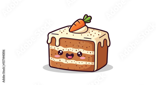 Adorable Carrot Cake A Sweet and Delicious Treat