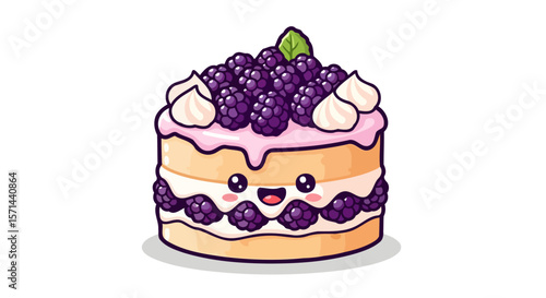 Adorable Blackberry Cake A Delightful Sweet Treat