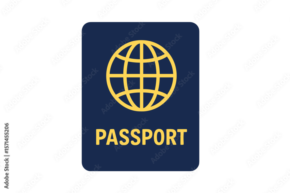 Vector Illustration of Passport Icon Design Vector Illustration of Passport Icon Design