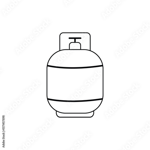 gas cylinders icon. Propane Gas Tank icon color editable