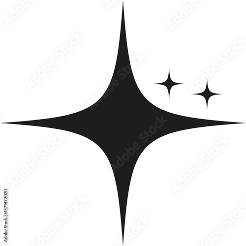Black abstract shape. SVG. vector negro. creativo.
