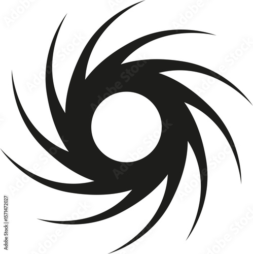 Black abstract shape. SVG. vector negro. creativo.