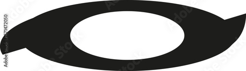 Black abstract shape. SVG. vector negro. creativo.