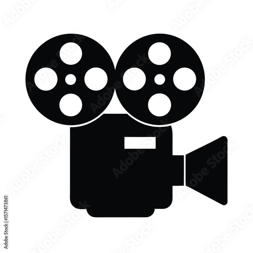Film Projector Icon Vector Illustration