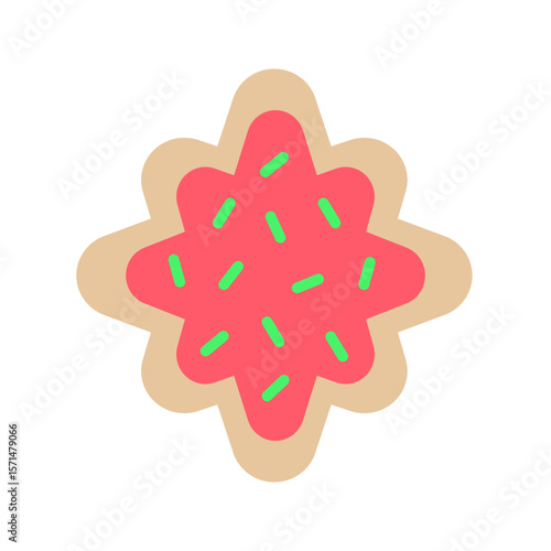 christmas cookie vector