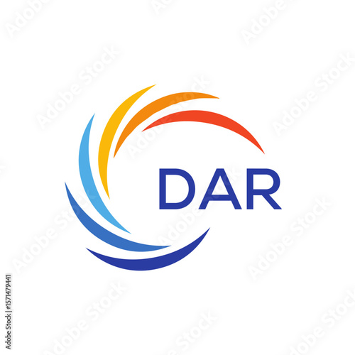 DAR Letter Initial Logo Design Template Vector Illustration 