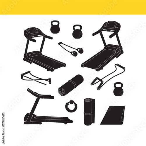 Home Gym Essentials Treadmills, Kettlebells, Yoga Mats, and More for Your Fitness Journey