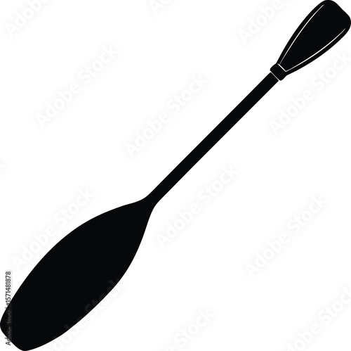 kayak paddle on white background.eps