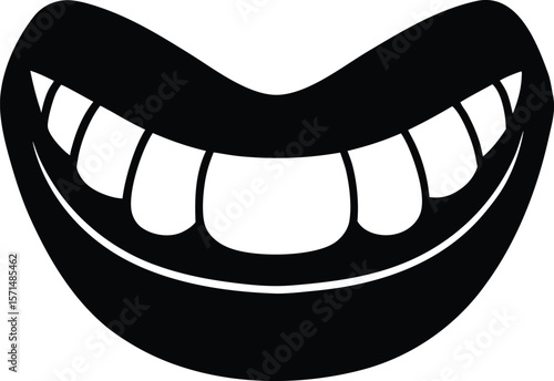 mouth guard on white background.eps