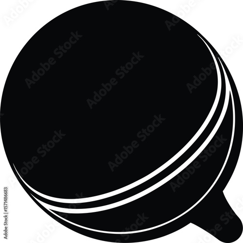 ping pong ball on white background.eps