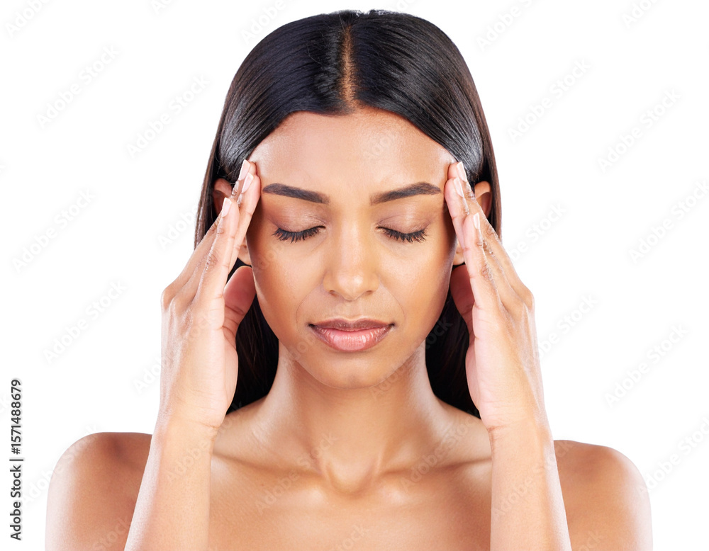 Fototapeta premium young woman with headache