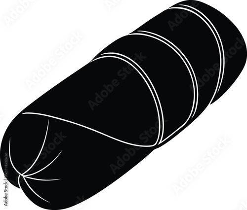 sleeping bag on white background (1).eps