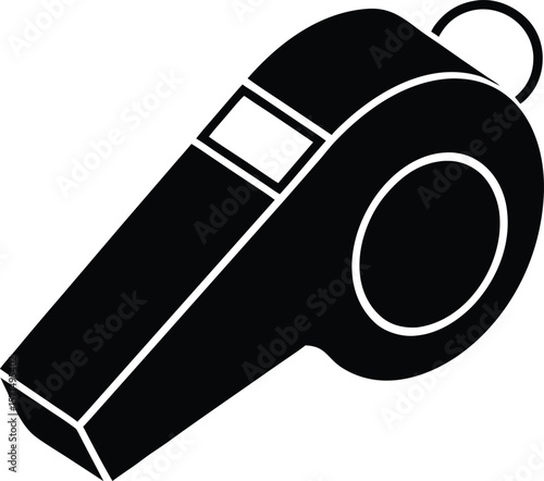 whistle on white background.eps
