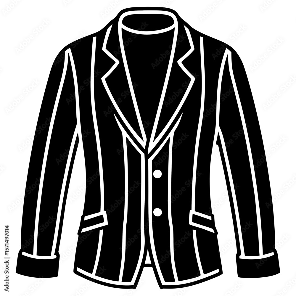 Velvet jacket vector illustration Velvet jacket vector illustration