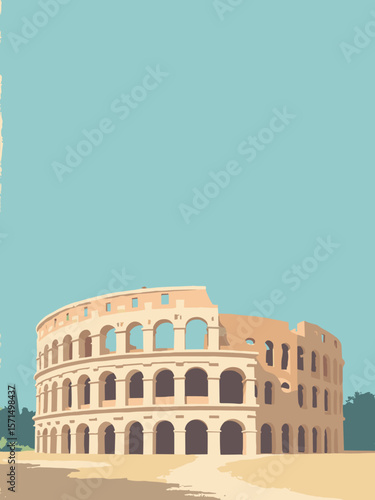 Nîmes, France – well-preserved Roman Arena and Maison Carrée under blue sky