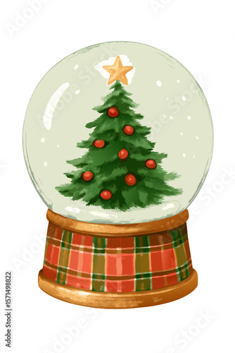 Red Green Plaid Christmas png transparent background