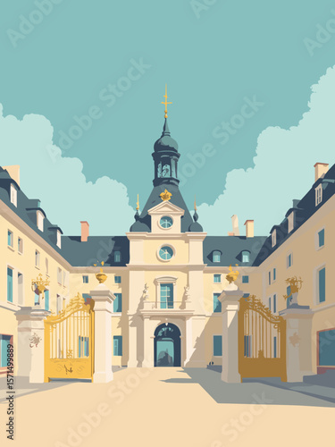 Nancy, France – Place Stanislas with golden gates and classic symmetry