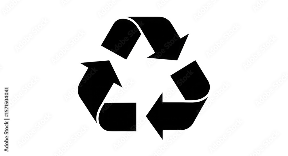 Recycling symbol isolated on a transparent background Recycling symbol isolated on a transparent background