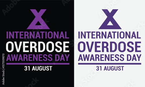  International Overdose Awareness Day T-Shirt design.
