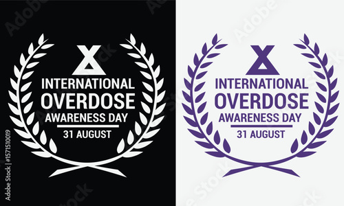  International Overdose Awareness Day T-Shirt design.
