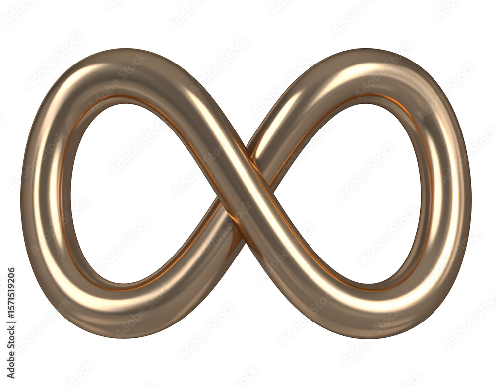 A gleaming metallic infinity symbol gracefully twists, representing endless possibilities and timeless concepts. A gleaming metallic infinity symbol gracefully twists, representing endless possibilities and timeless concepts.