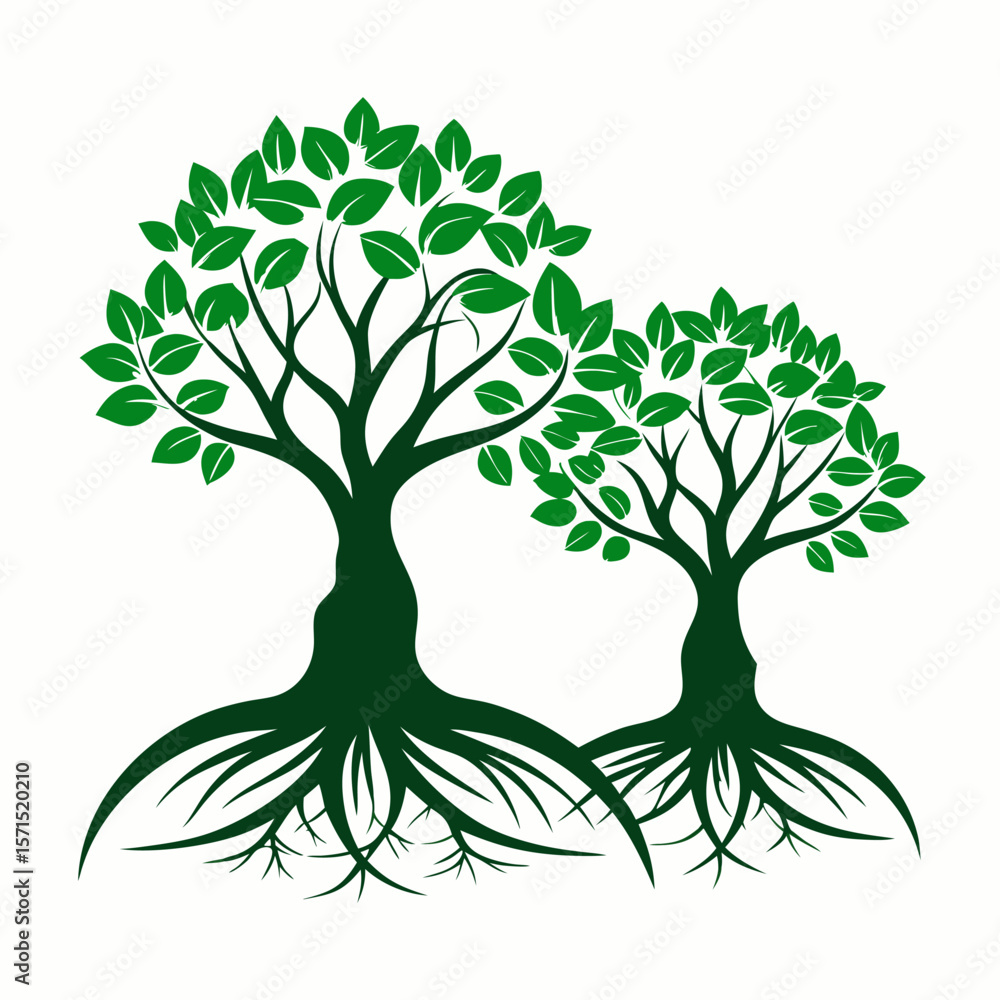 Fototapeta premium tree with roots