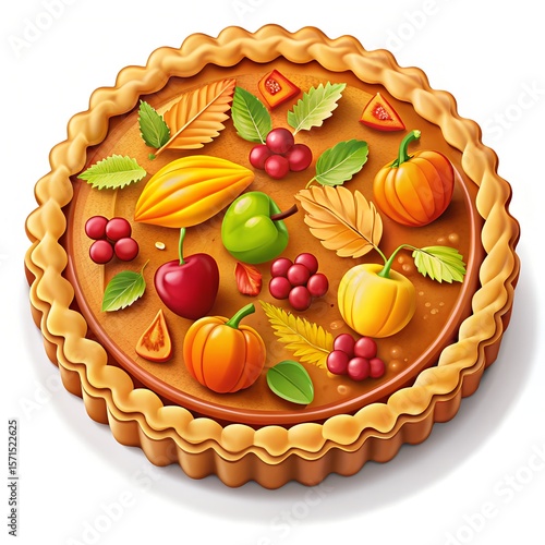 Whole Pie for Thanksgiving Dessert Photo