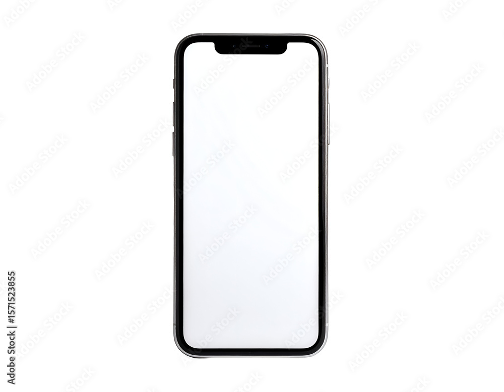 Contemporary portable device showcasing a pristine, empty display ready for digital information. Contemporary portable device showcasing a pristine, empty display ready for digital information.