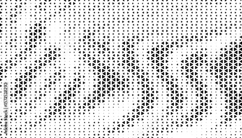 Black and white abstract halftone pattern with hexagon shape for modern background and jersey design. Smooth motion of sporty pattern. Vector Format Illustration 
