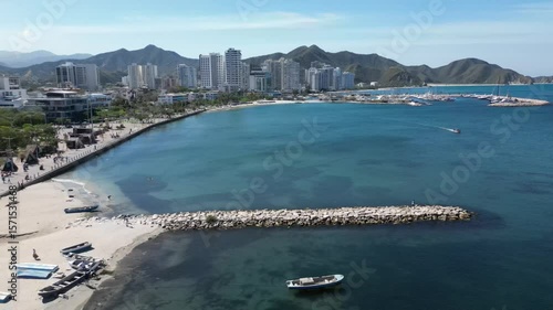 view of Santa Marta, Colombia