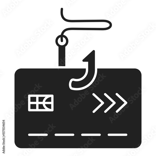 Phishing Icon - Glyph Style