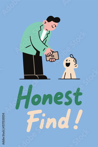 Honest Find Man Returns Wallet to Child