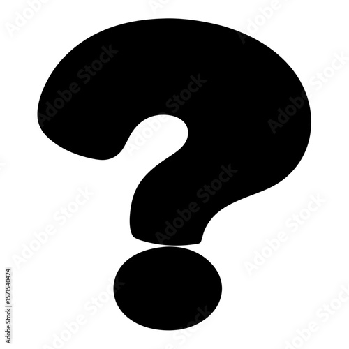 A large black question mark stands on a white background asking questions
