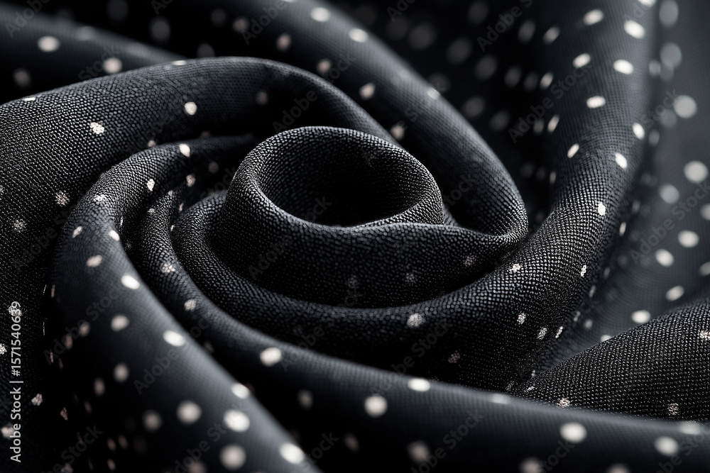 Fototapeta premium A Pattern of abstract random pokadot geometry cloth texture