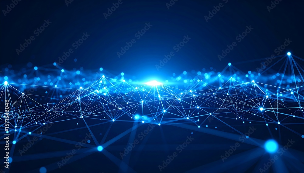 Obraz premium Abstract digital network design